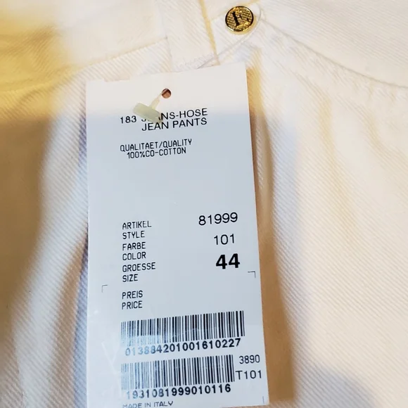 Vintage Escada White Jeans - Picture 2 of 13
